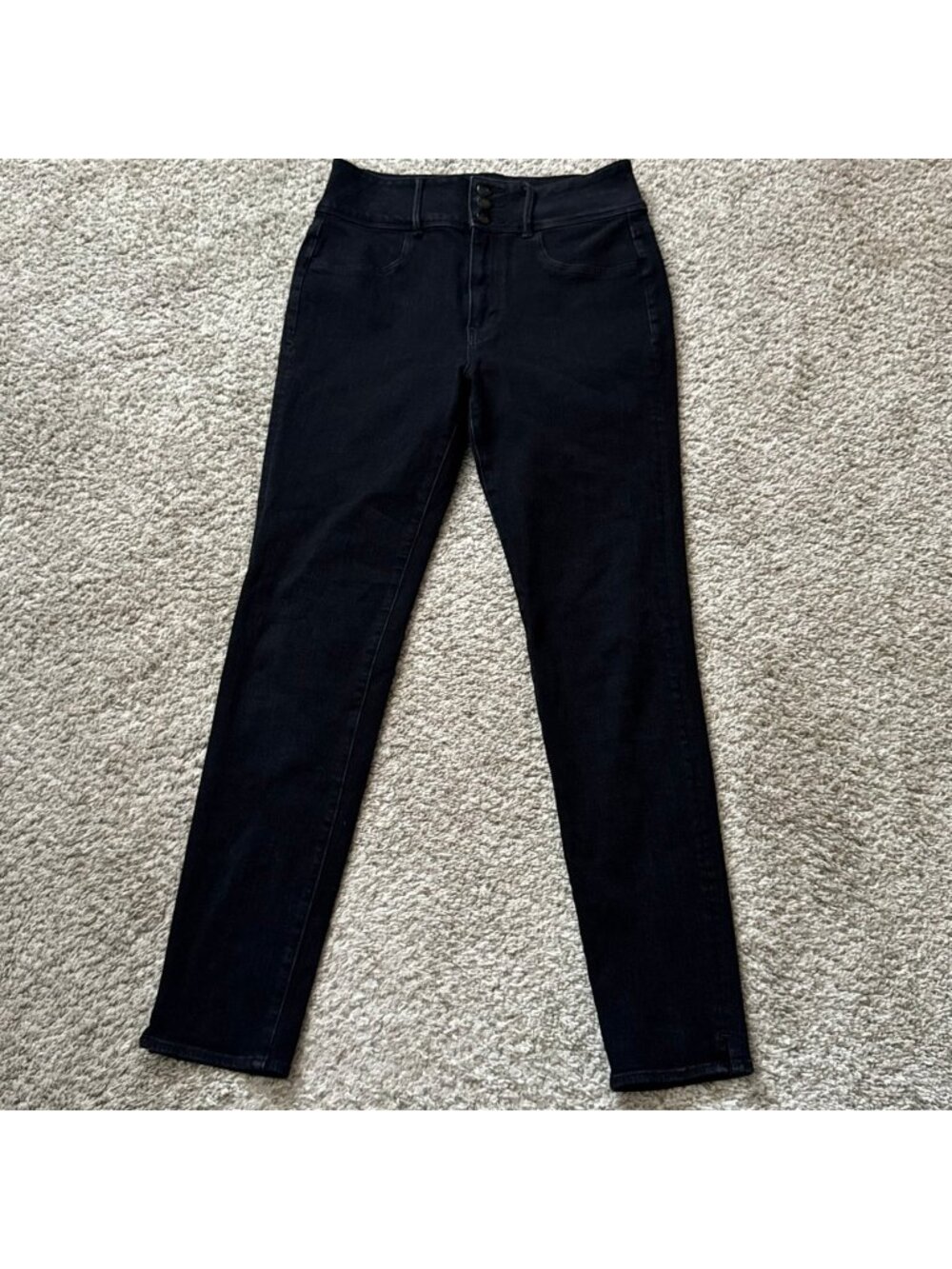 American Eagle Outfitters Long Super Hi-Rise Jeggings Women's US 10 Dark Wash